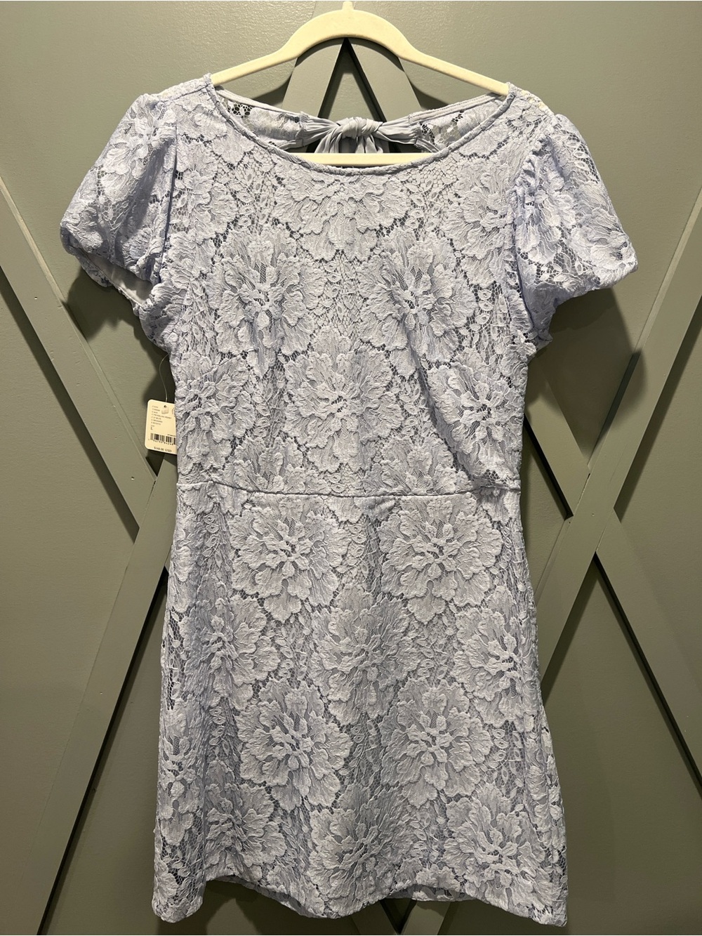 Free people Hailee Floral Lace Mini Dress in Light Lavender - Picture 4 of 5